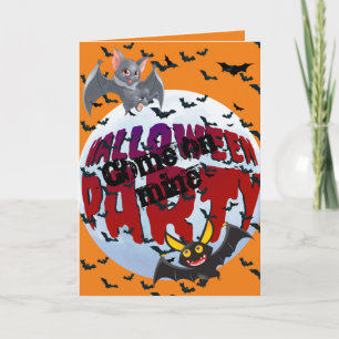 Halloween-Party Karte