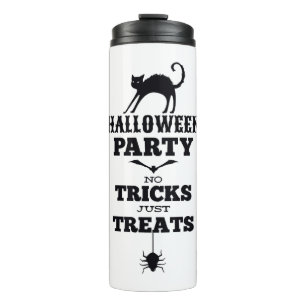Halloween-Party keine Leckereien nur Tricks lustig Thermosbecher
