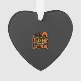 Halloween-Party Keine Tricks Nur Leckerlis Design_ Ornament