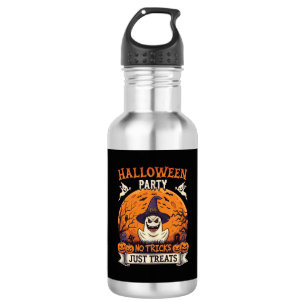 Halloween-Party Keine Tricks Nur Leckerlis Geist M Edelstahlflasche