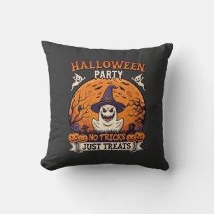 Halloween-Party Keine Tricks Nur Süßigkeiten Geist Kissen
