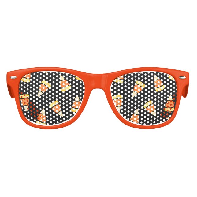 Halloween-Party Kids Candy Corn Partybrille (Vorderseite)