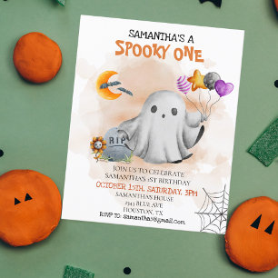Halloween Party Kinder Spooky One Ghost