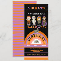 Halloween-Party Kostüme VIP Pass Ticket Einladung