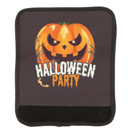 Halloween-Party – Kürbisgesicht-Design Gepräckgriffwickel