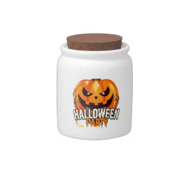 Halloween-Party – Kürbisgesicht-Design Keksdose