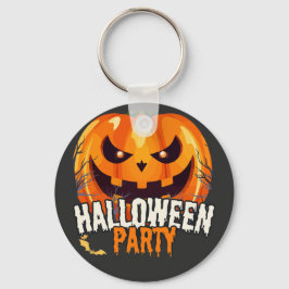 Halloween-Party – Kürbisgesicht-Design Schlüsselanhänger