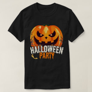 Halloween-Party – Kürbisgesicht-Design T-Shirt