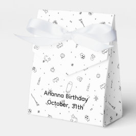 Halloween-Party | Minimales Ghost-Design Geschenkschachtel