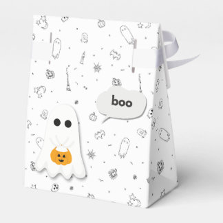 Halloween-Party | Minimales Ghost-Design Geschenkschachtel