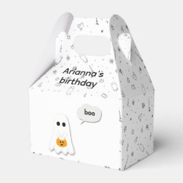 Halloween-Party | Minimales Ghost-Design Geschenkschachtel