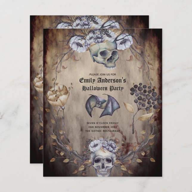 Halloween-Party mit dem besten Preis-Leistungs-Ver (Vorne/Hinten)