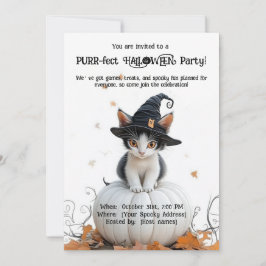 🐈 ‍ ⬛ Halloween-Party mit Präfektur 🎃 Einladung