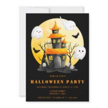 Halloween-Party mit Spuk Haus und Geistern