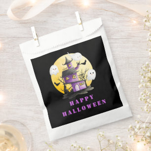 Halloween-Party mit Spuk Haus und Geistern Geschenktütchen