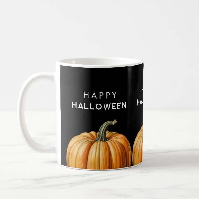 Halloween-Party mit Vintagem Kürbis Kaffeetasse (Links)