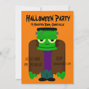 Halloween-Party-Monster Einladung