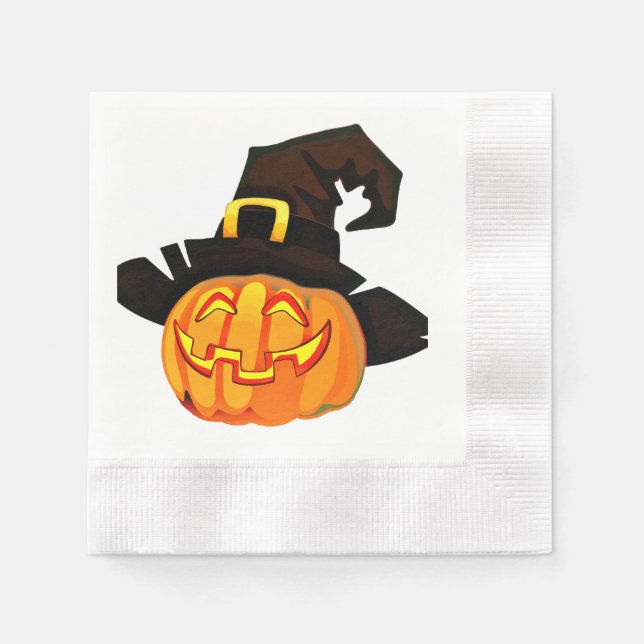 Halloween-Party Napkins Serviette (Vorderseite)