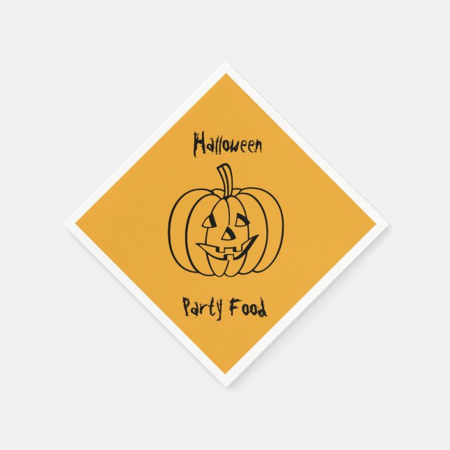 Halloween-Party Napkins von RoseWrites Serviette (Ecke)