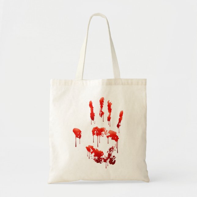 Halloween-Party-Night-Kosten des Bloody-Handprint- Tragetasche (Vorne)