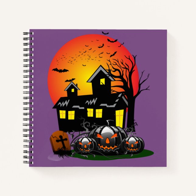 Halloween-Party Notizbuch (Vorderseite)