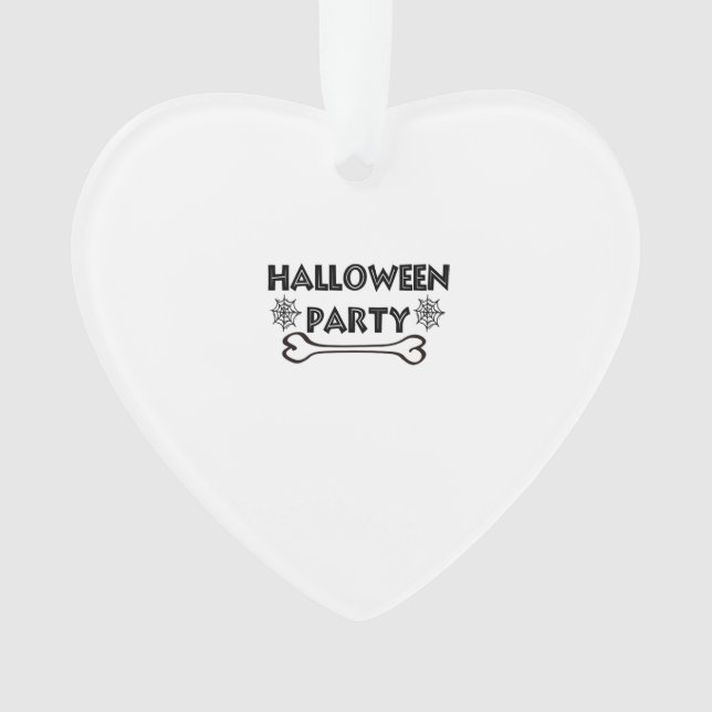 Halloween-Party Ornament (Vorderseite)