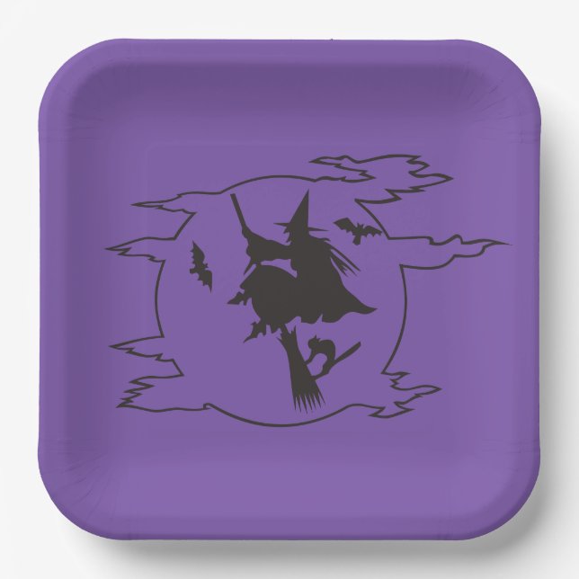 Halloween-Party-Papierplatte Pappteller (Vorderseite)