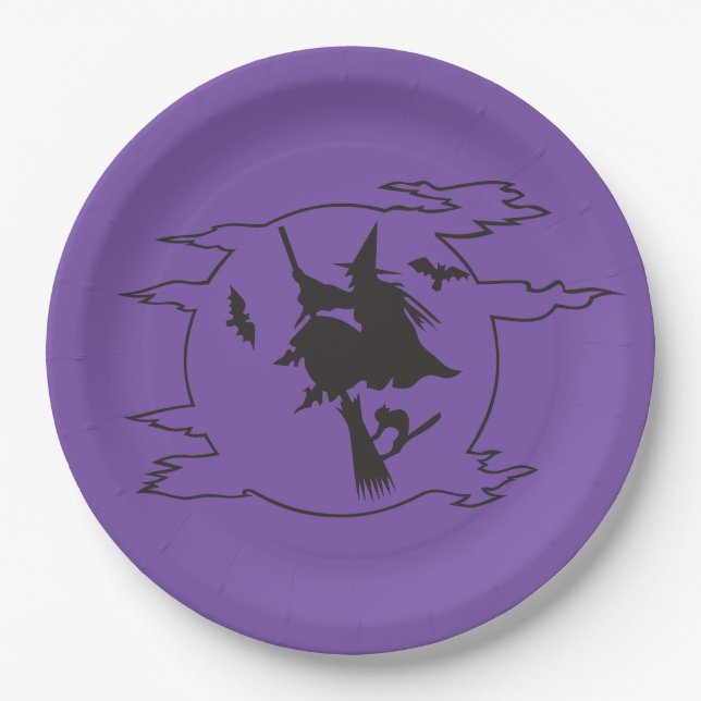 Halloween-Party-Papierplatte Pappteller (Vorderseite)