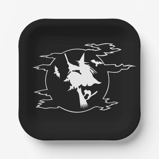 Halloween-Party-Papierplatte Pappteller (Vorderseite)