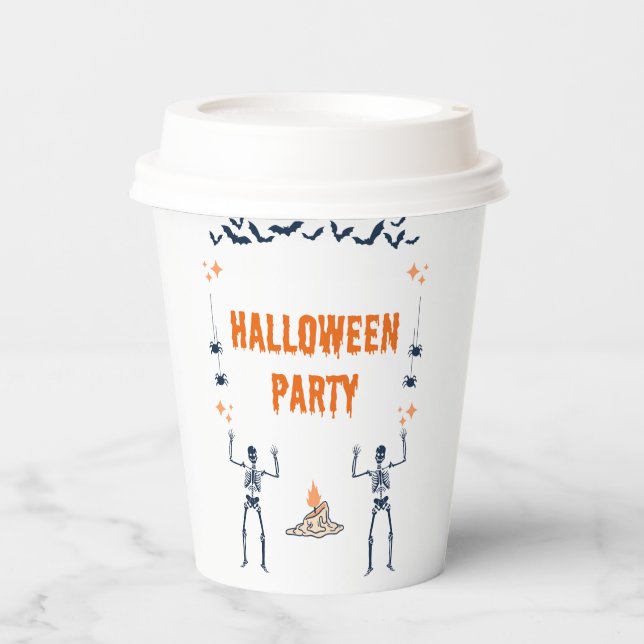 Halloween-Party Pappbecher (Vorderseite)