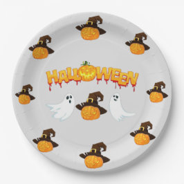 Halloween-Party Pappteller