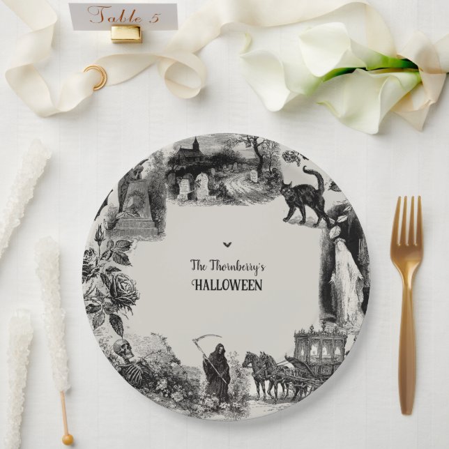 Halloween-Party Pappteller (Hochzeit)
