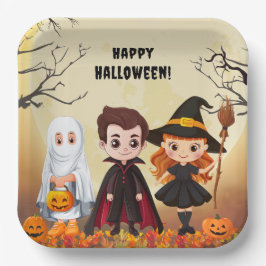 Halloween-Party Pappteller
