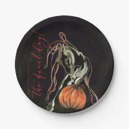 Halloween Party, Pappteller mit Geisterpferd