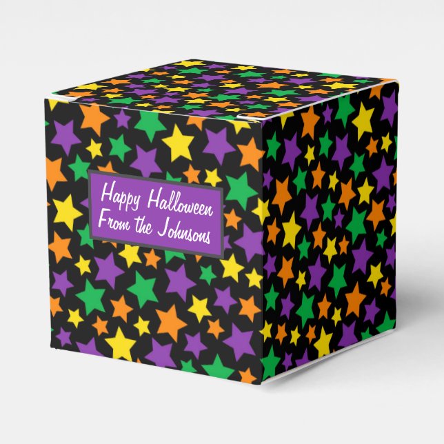 Halloween-Party Personalisiert GefälligkeitsBox Geschenkschachtel (Vorderseite)