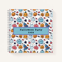 Halloween-Party-Planungsrechner Notizbuch