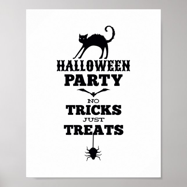 Halloween-Party Poster (Vorne)
