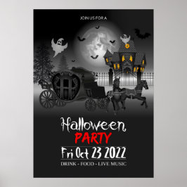 Halloween-Party Poster Einladung