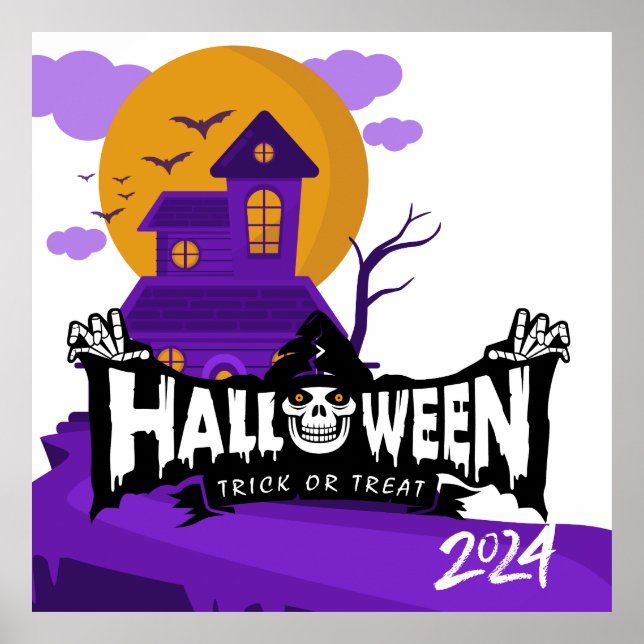 Halloween-Party Posters 2024 Poster (Vorne)