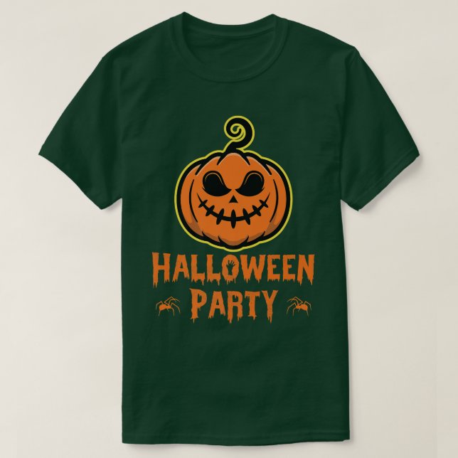Halloween-Party Pumpkin Sly Funny Trick or Tree T-Shirt (Design vorne)