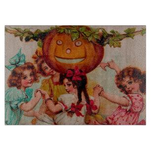 Halloween-Party Pumpkin Vintag Schneidebrett