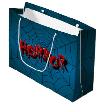 Halloween-Party Red Horror Spider Web Blue Beängst