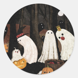 Halloween-Party Runder Aufkleber