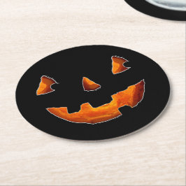 Halloween-Party Runder Pappuntersetzer