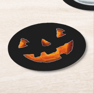 Halloween-Party Runder Pappuntersetzer