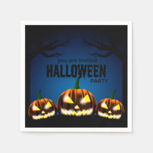 Halloween-Party Save the Date Serviette