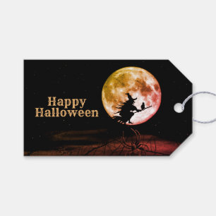 Halloween-Party Schwarze Nacht Vollmond Beängstige Geschenkanhänger