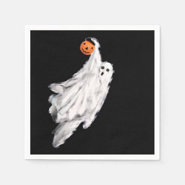 Halloween-Party Serviette (Vorderseite)