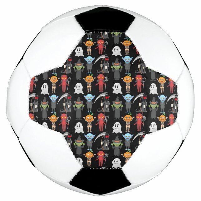 Halloween-Party Soccer Ball (Vorderseite)