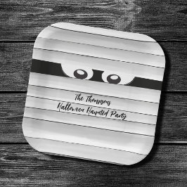 Halloween-Party Spooky Mummy Custom Pappteller